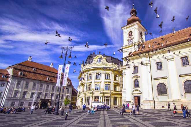 Luxury Center City Sibiu Exterior foto